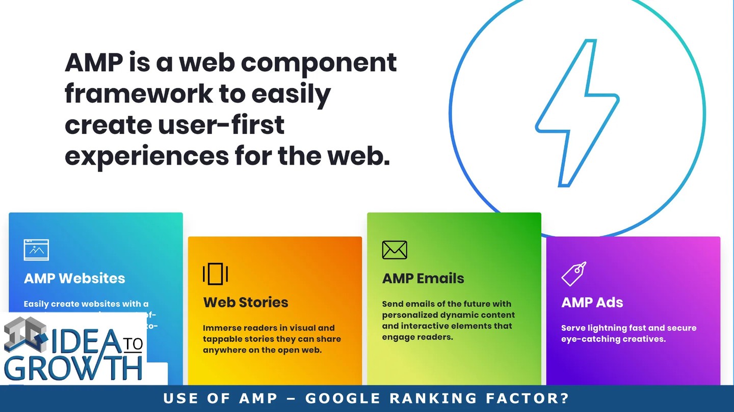 Check out my latest blog article:  Use Of Amp – 1 Big Google Ranking Factor? 👉🏽👉🏽 https://ideatogrowth.com/use-of-amp-1-big-google-ranking-factor/