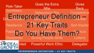 ENTREPRENEUR DEFINITION – 21 KEY TRAITS​