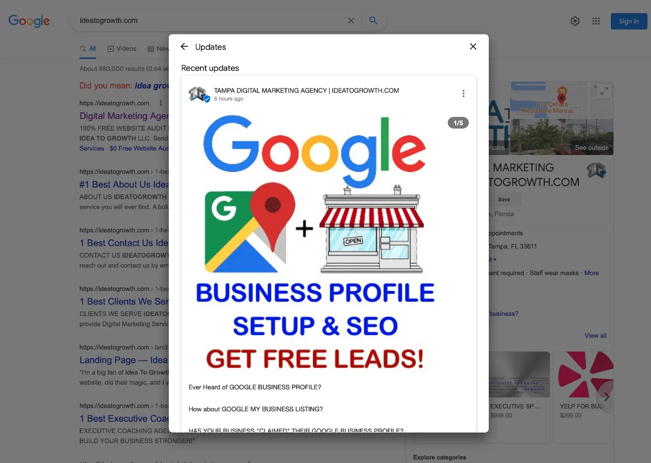 Google Business Profile Post Image Size Best Guide (2022) Image 01 