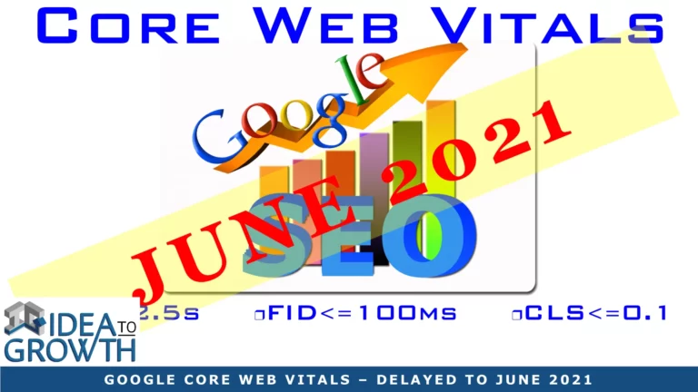 Google Core Web Vitals – Delayed To June 2021