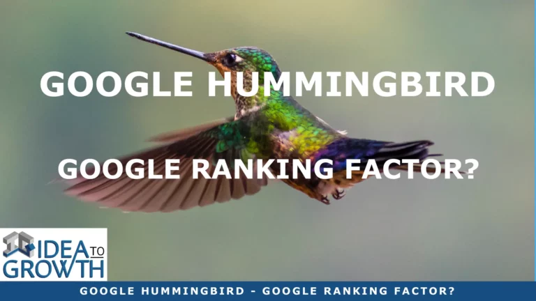 Google Hummingbird – 1 Big Google Ranking Factor?