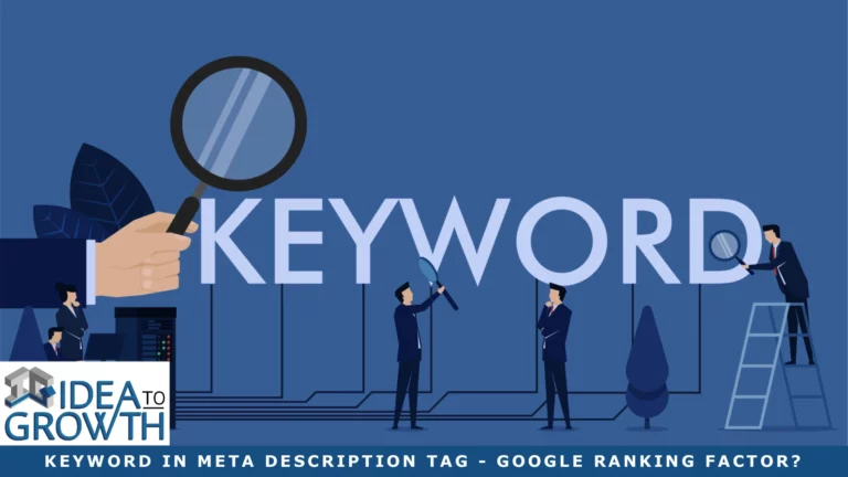 Keyword In Meta Description Tag – 1 Big Google Ranking Factor?