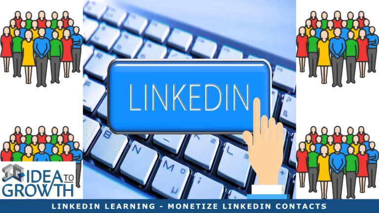 Linkedin Learning – Monetize Linkedin Contacts