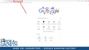 SAME URL PARAMETERS – GOOGLE RANKING FACTOR?