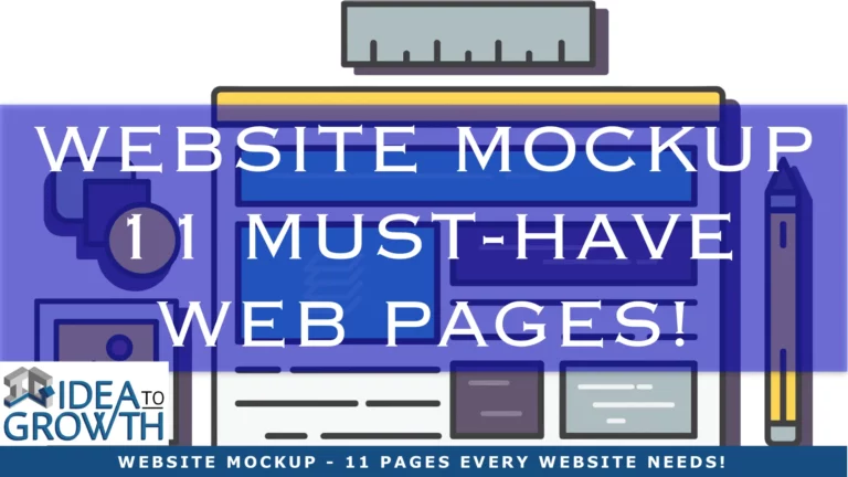 Website Mockup – 11 Must-have Web Pages