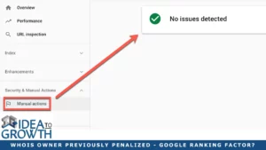 WHOIS OWNER PREVIOUSLY PENALIZED - GOOGLE RANKING FACTOR?