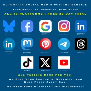 AUTOMATIC SOCIAL MEDIA POSTING SERVICE - ALL 13