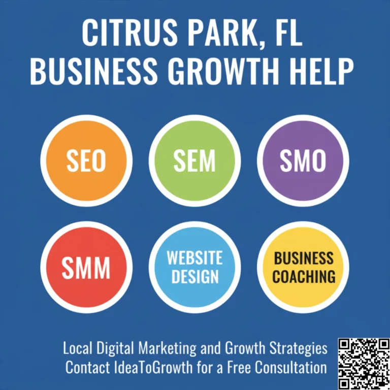 CITRUS PARK FL WEBSITE DESIGN SEO SEM SMO SMM BUSINESS COACHING