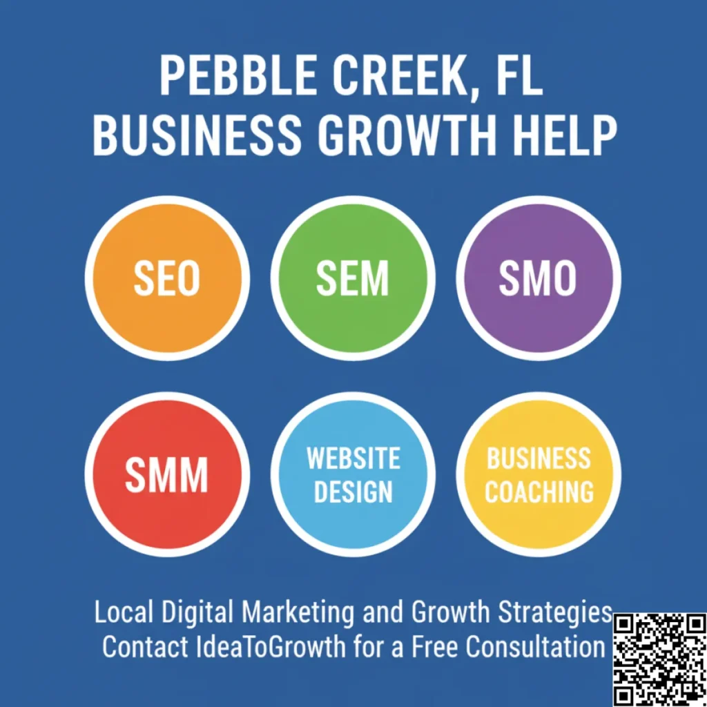 PEBBLE CREEK FL WEBSITE DESIGN SEO SEM SMO SMM BUSINESS COACHING