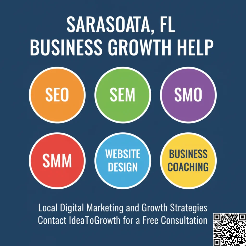 SARASOTA FL WEBSITE DESIGN SEO SEM SMO SMM BUSINESS COACHING