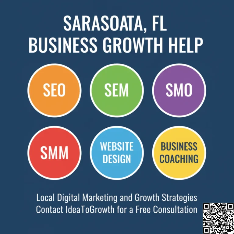 SARASOTA FL WEBSITE DESIGN SEO SEM SMO SMM BUSINESS COACHING