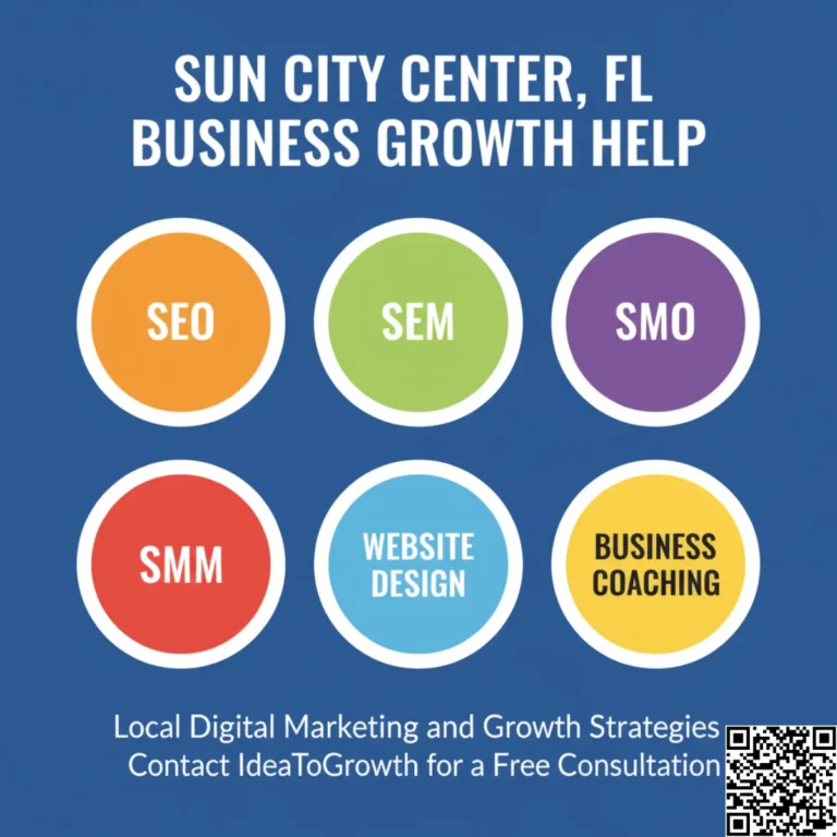 SUN CITY CENTER FL WEBSITE DESIGN SEO SEM SMO SMM BUSINESS COACHING