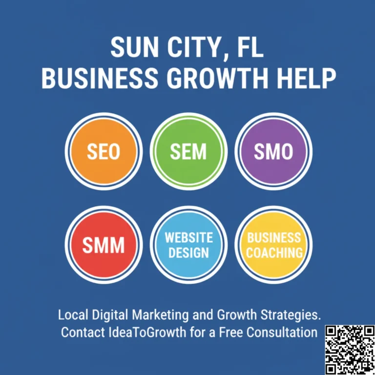SUN CITY FL WEBSITE DESIGN SEO SEM SMO SMM BUSINESS COACHING