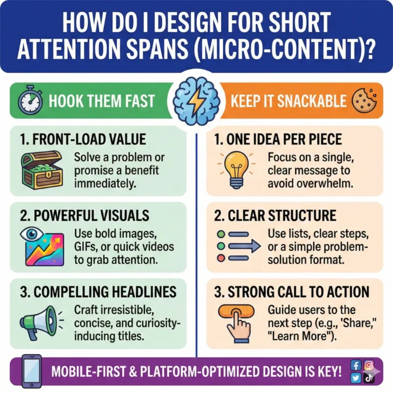 How Do I Design For Short Attention Spans (Micro-Content)?