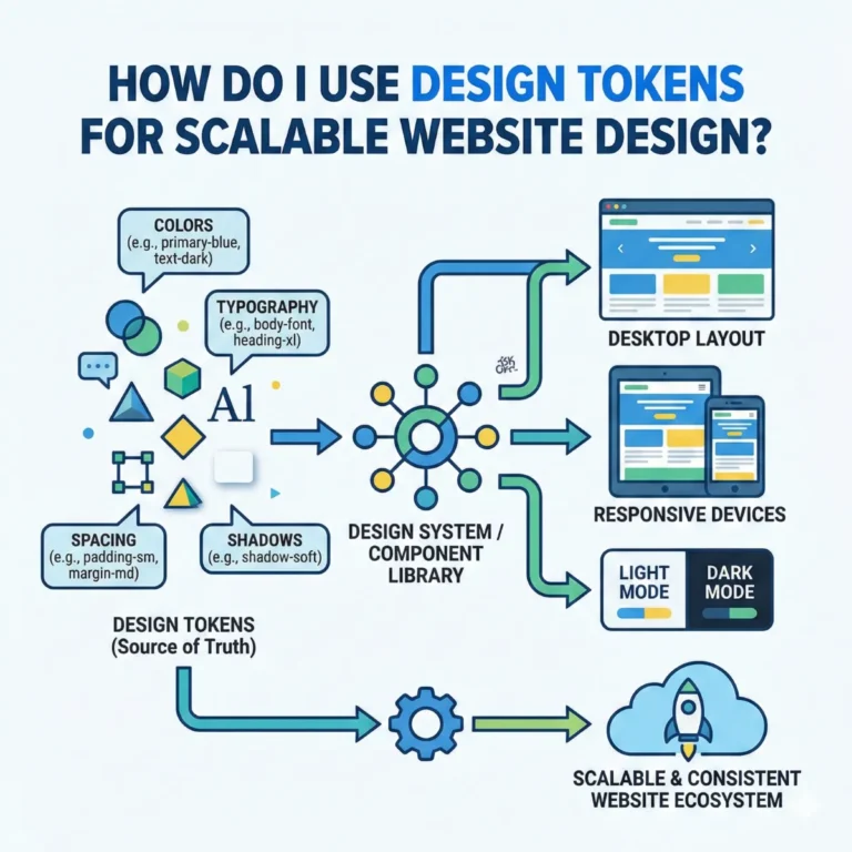 How Do I Use Design Tokens For Scalable Website Design? 