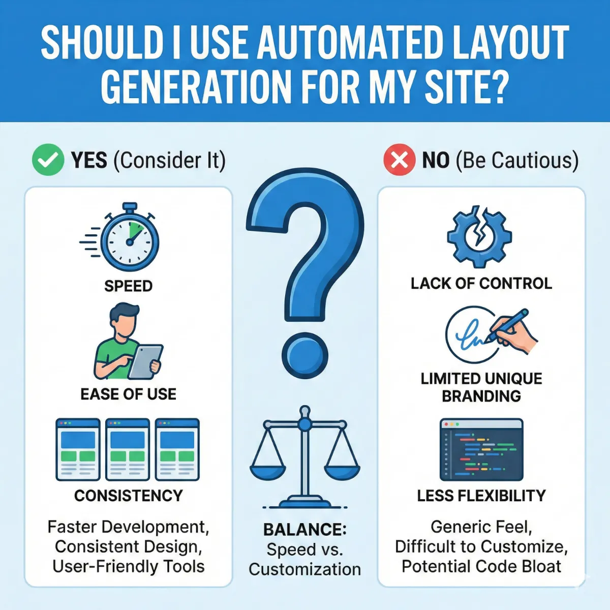 Should I Use Automated Layout Generation For My Site?